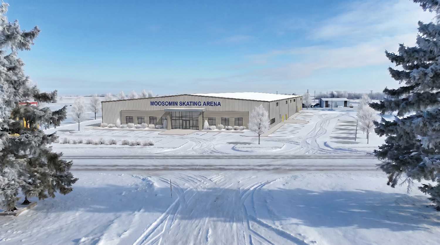 Rendering of the new rink being built in Moosomin later this year. 